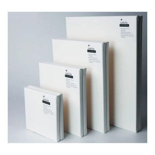 Stretched cotton artist canvases in assorted sizes
